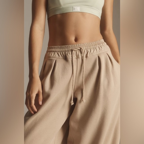 NWT Size M - Daily Practice by Anthropologie Drawstring Barrel Pants - Picture 4 of 16